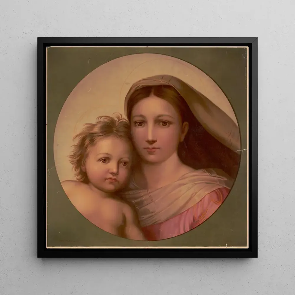 Tableau La Madone Sixtine - Louis Prang | Reproduction Artem Legrand