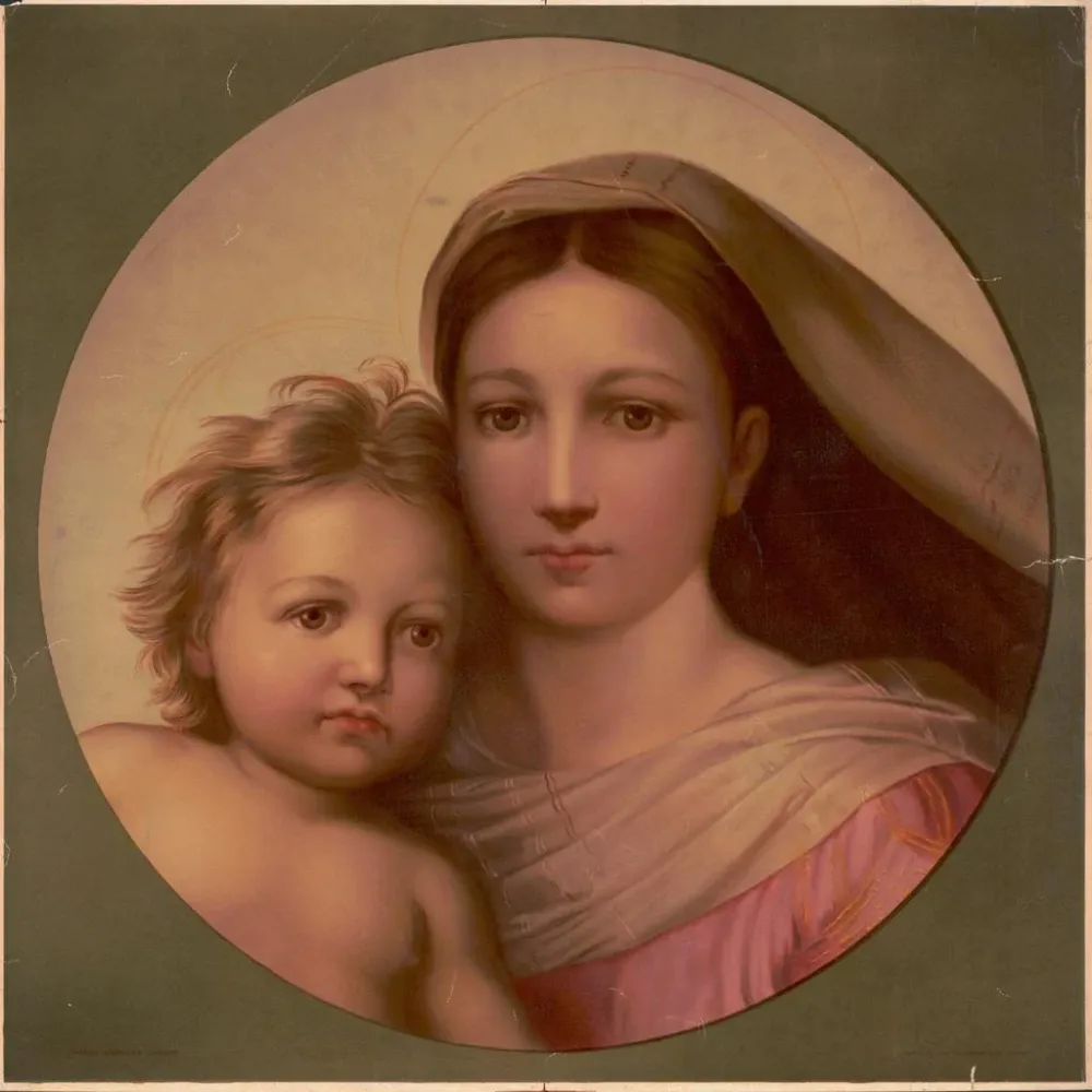 Tableau La Madone Sixtine - Louis Prang | Reproduction Artem Legrand