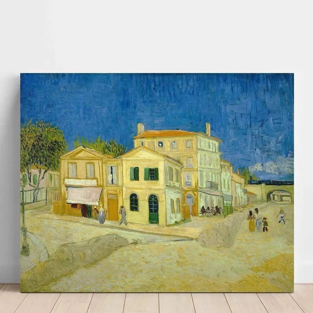 Tableau La Maison Jaune - Vincent Van Gogh | Reproduction Artem Legrand