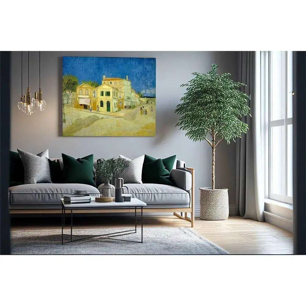 Tableau La Maison Jaune - Vincent Van Gogh | Reproduction Artem Legrand