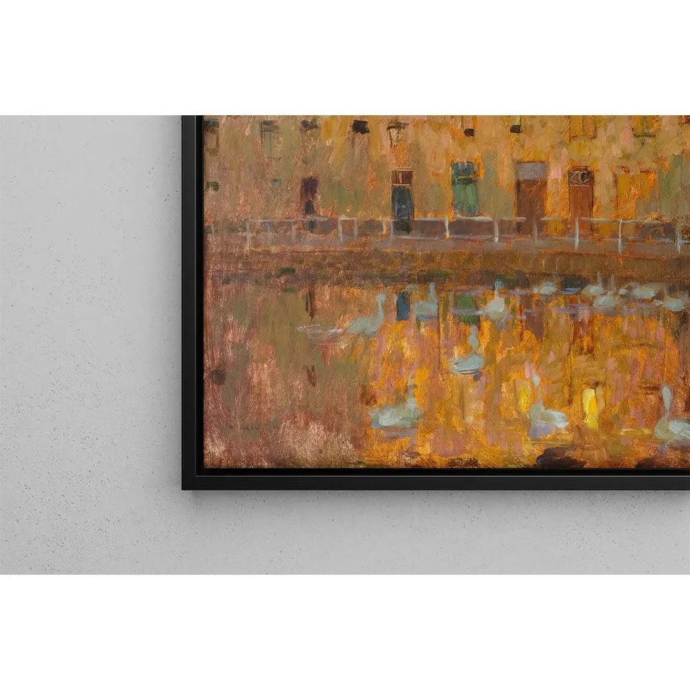 Tableau Maisons à Bruges - Henri Le Sidaner | Reproduction Artem Legrand