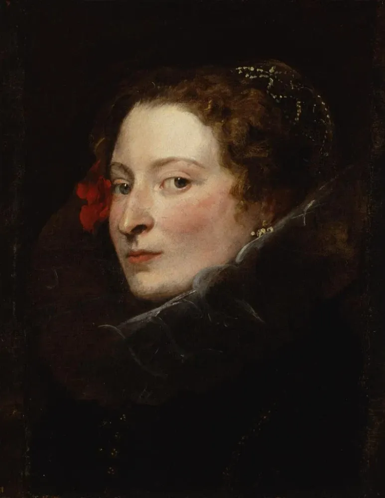 Tableau Marquise Elena Grimaldi Cattaneo - Antoine van Dyck | Reproduction Artem Legrand
