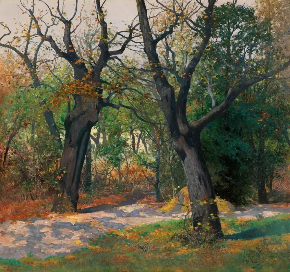 Tableau Matin d'automne - Adolf Kaufmann | Reproduction Artem Legrand