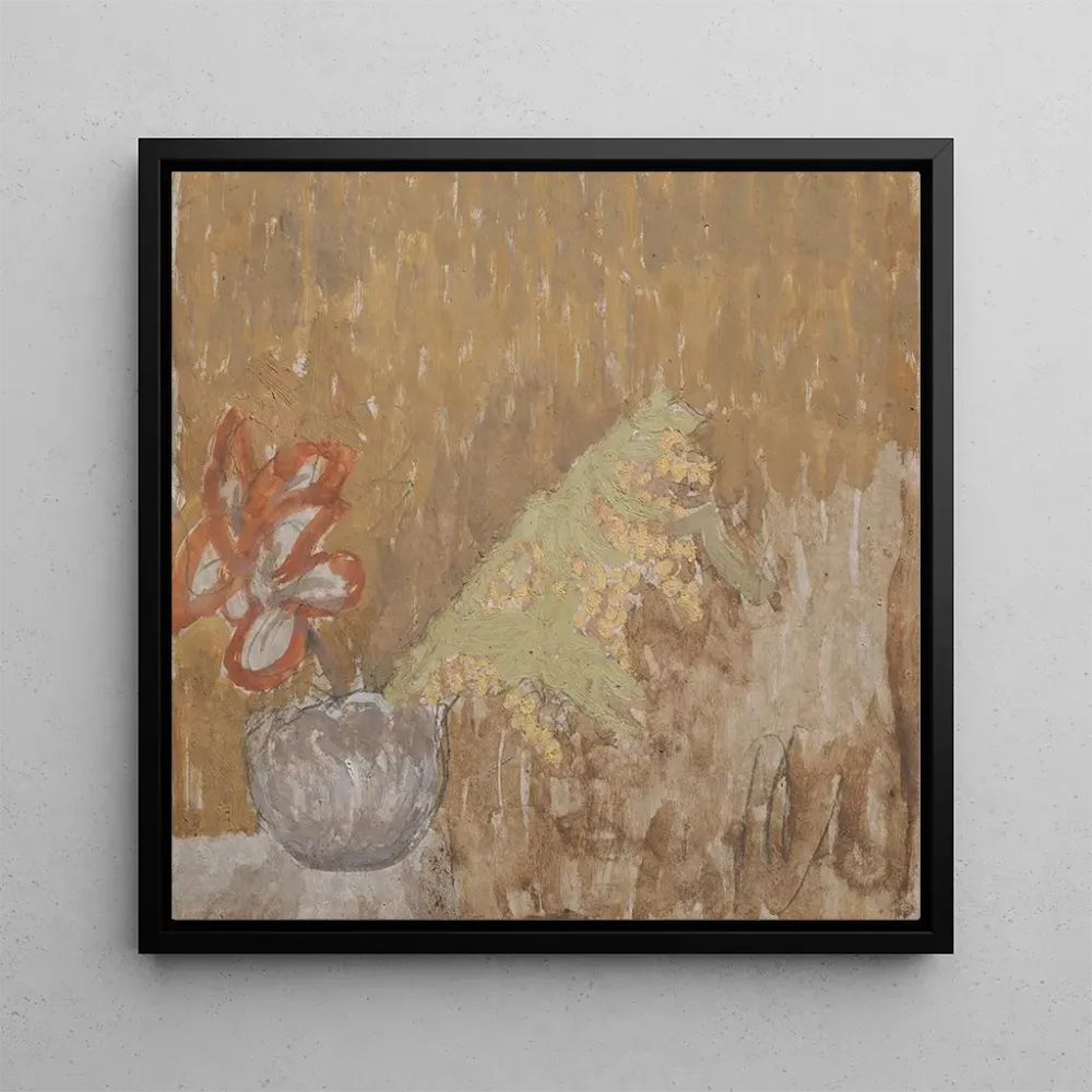 Tableau Mimosa et Fleurs dans un Vase - Gwen John | Reproduction Artem Legrand