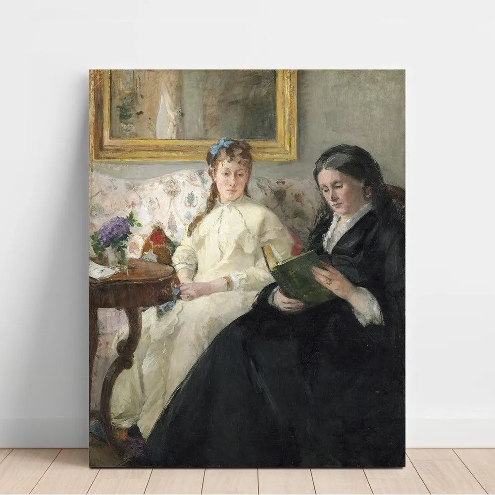 Tableau La Mère et la soeur de l'Artiste - Berthe Morisot | Reproduction Artem Legrand