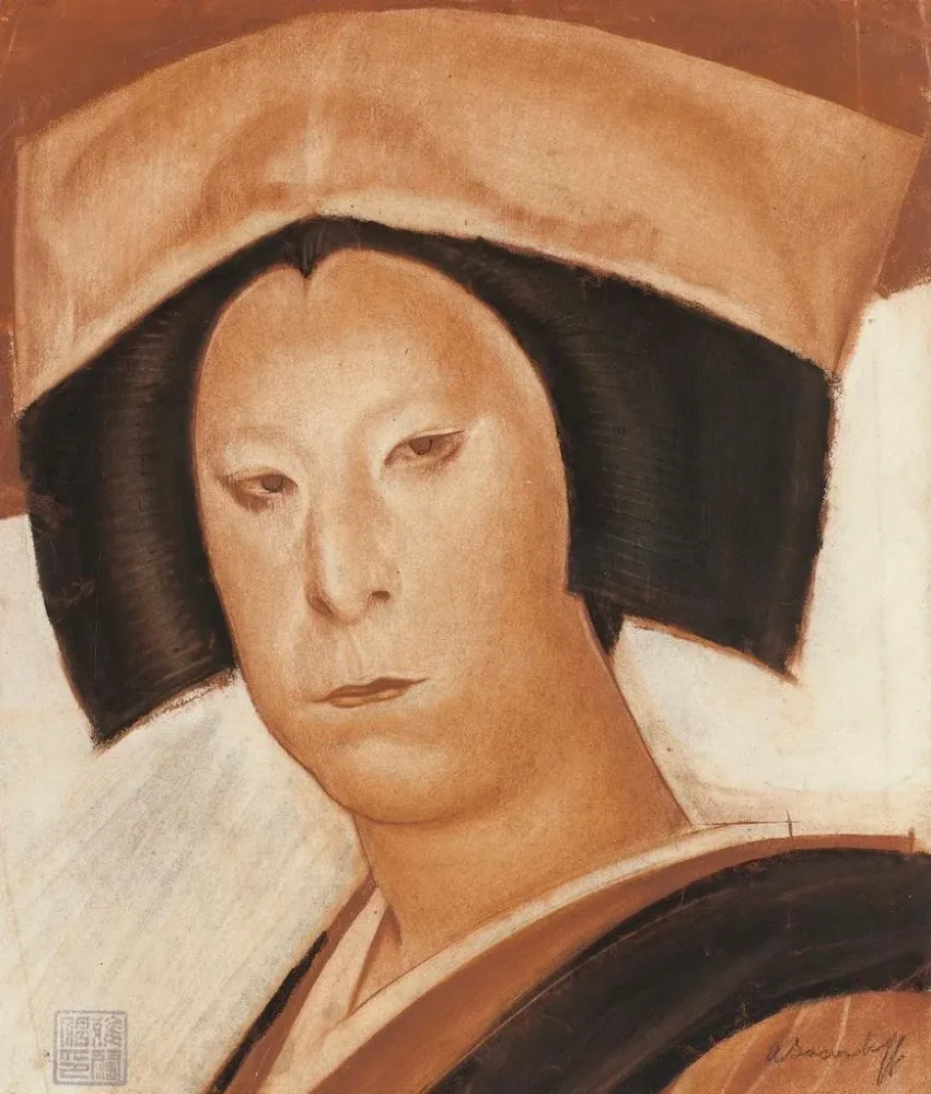 Tableau Nakamura Utaemon - Alexandre Iacovleff | Reproduction Artem Legrand