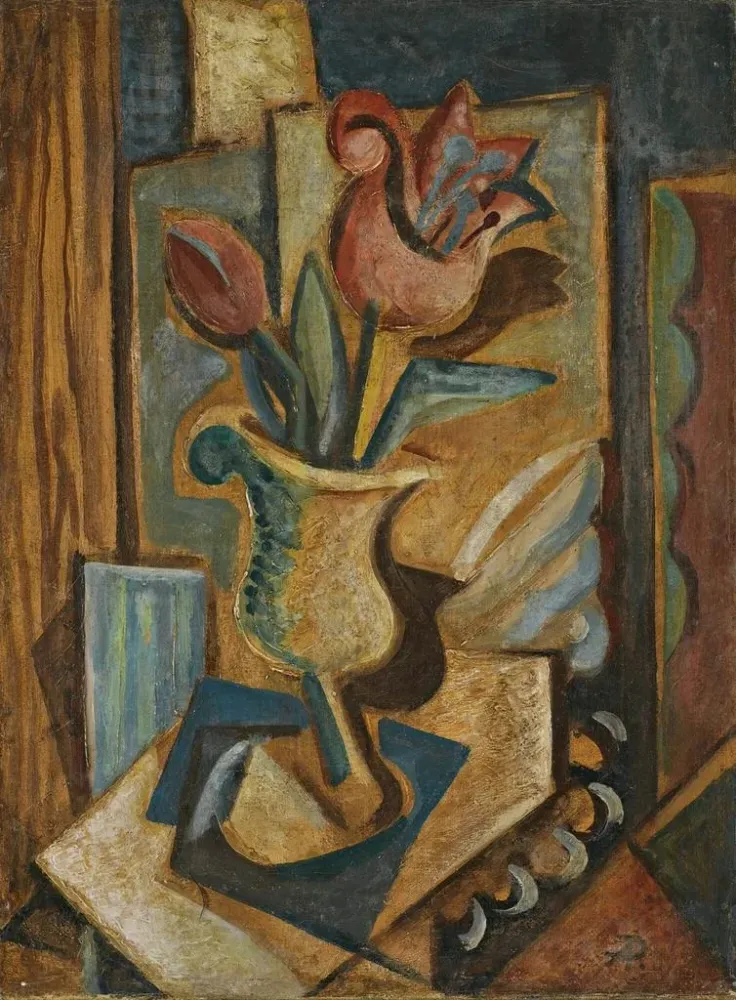 Tableau Nature morte aux tulipes - Antonín Procházka | Reproduction Artem Legrand
