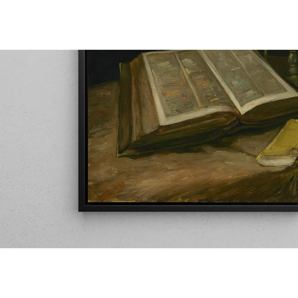 Tableau Nature morte avec la Bible - Vincent van Gogh | Reproduction Artem Legrand