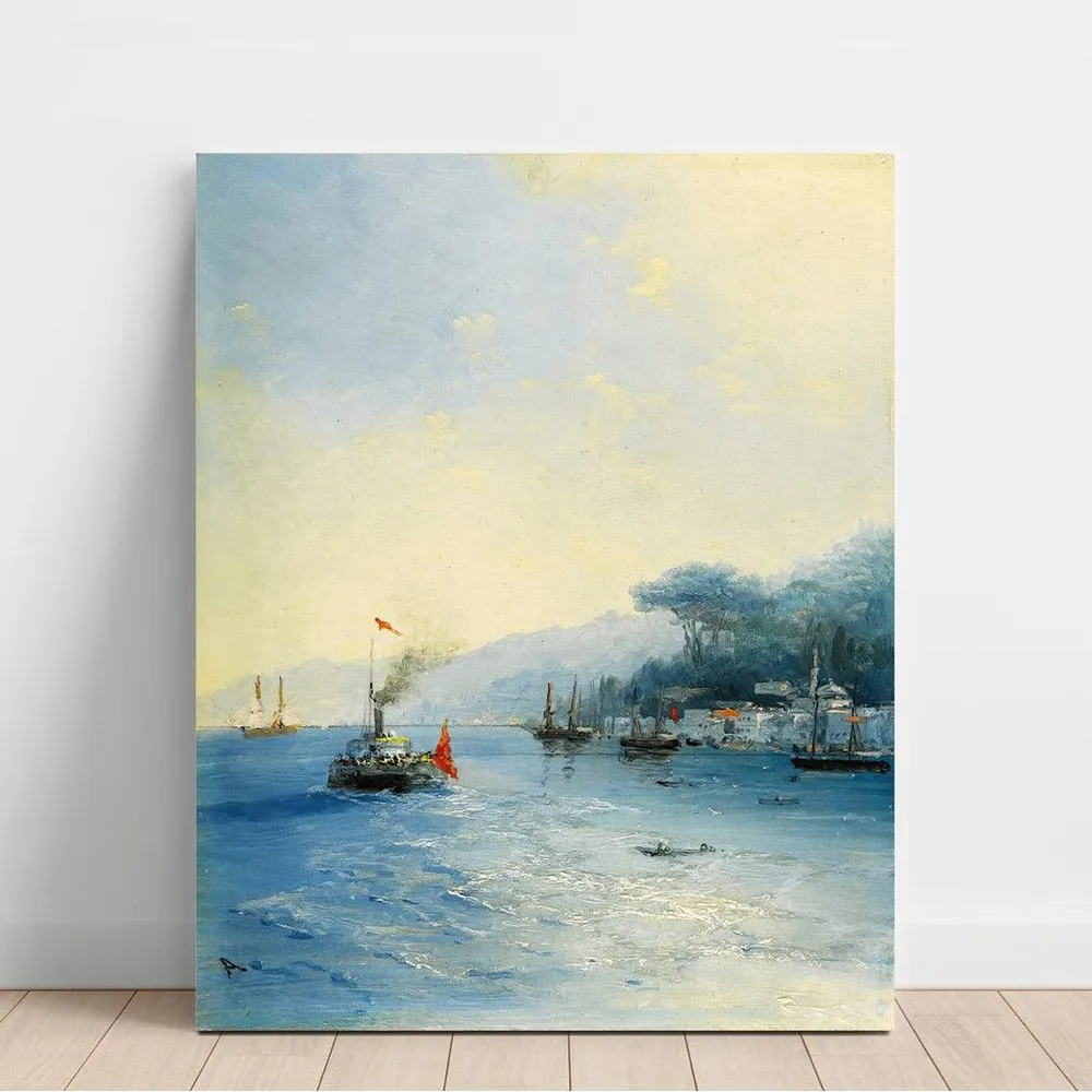 Tableau Navires sur le Bosphore, Constantinople - Ivan Konstantinovich Aivazovsky | Reproduction Artem Legrand