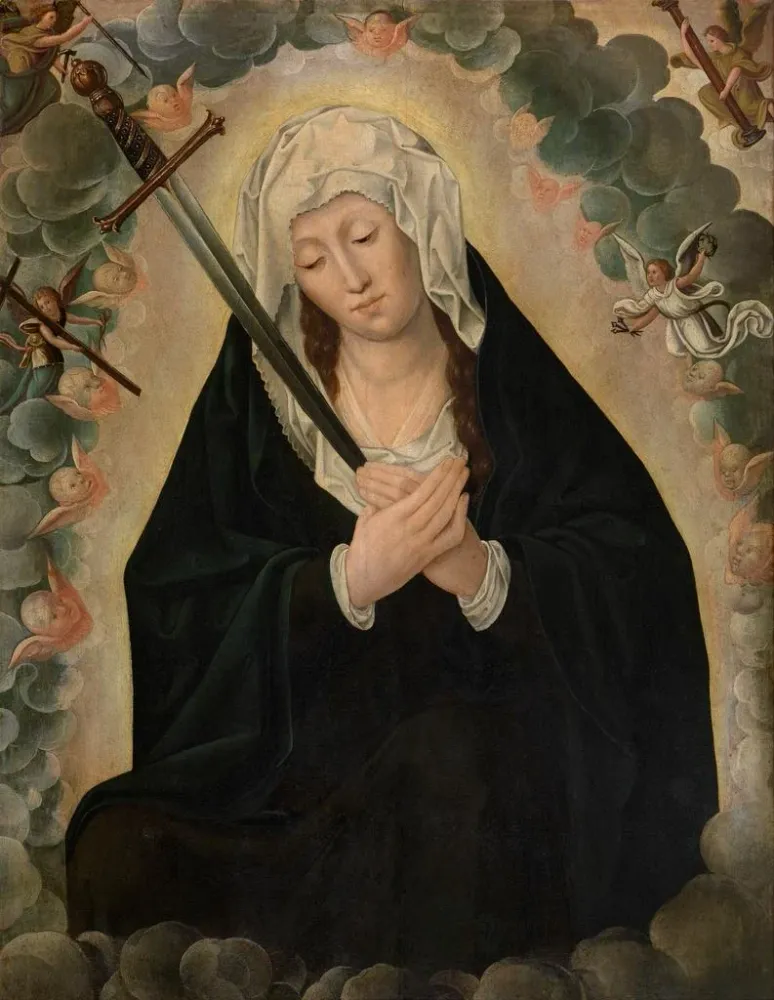 Tableau Notre-Dame des Douleurs - Anonyme | Reproduction Artem Legrand