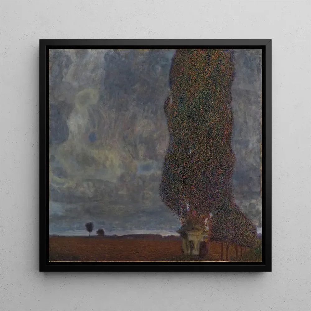 Tableau Orage approchant Le Grand Peuplier II - Gustav Klimt | Reproduction Artem Legrand