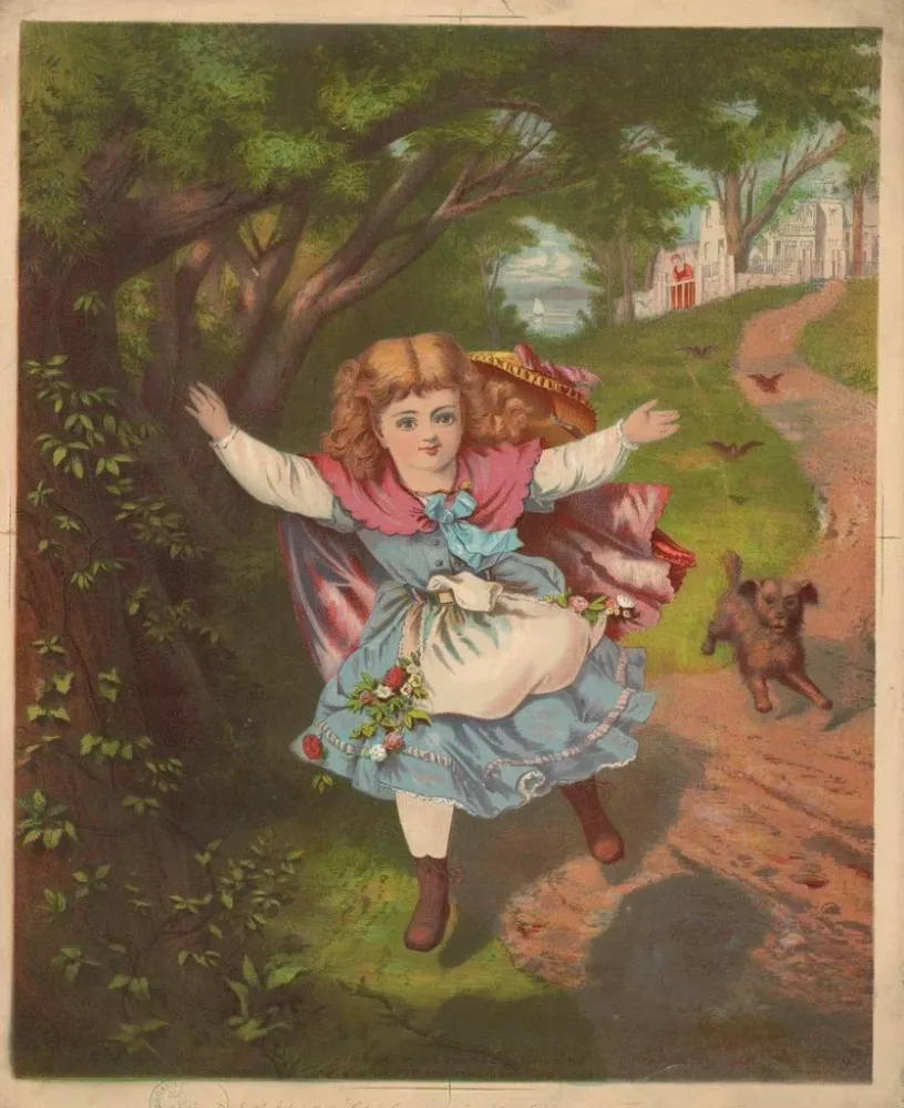 Tableau Papa arrive - Armstrong & Co. Lith. | Reproduction Artem Legrand