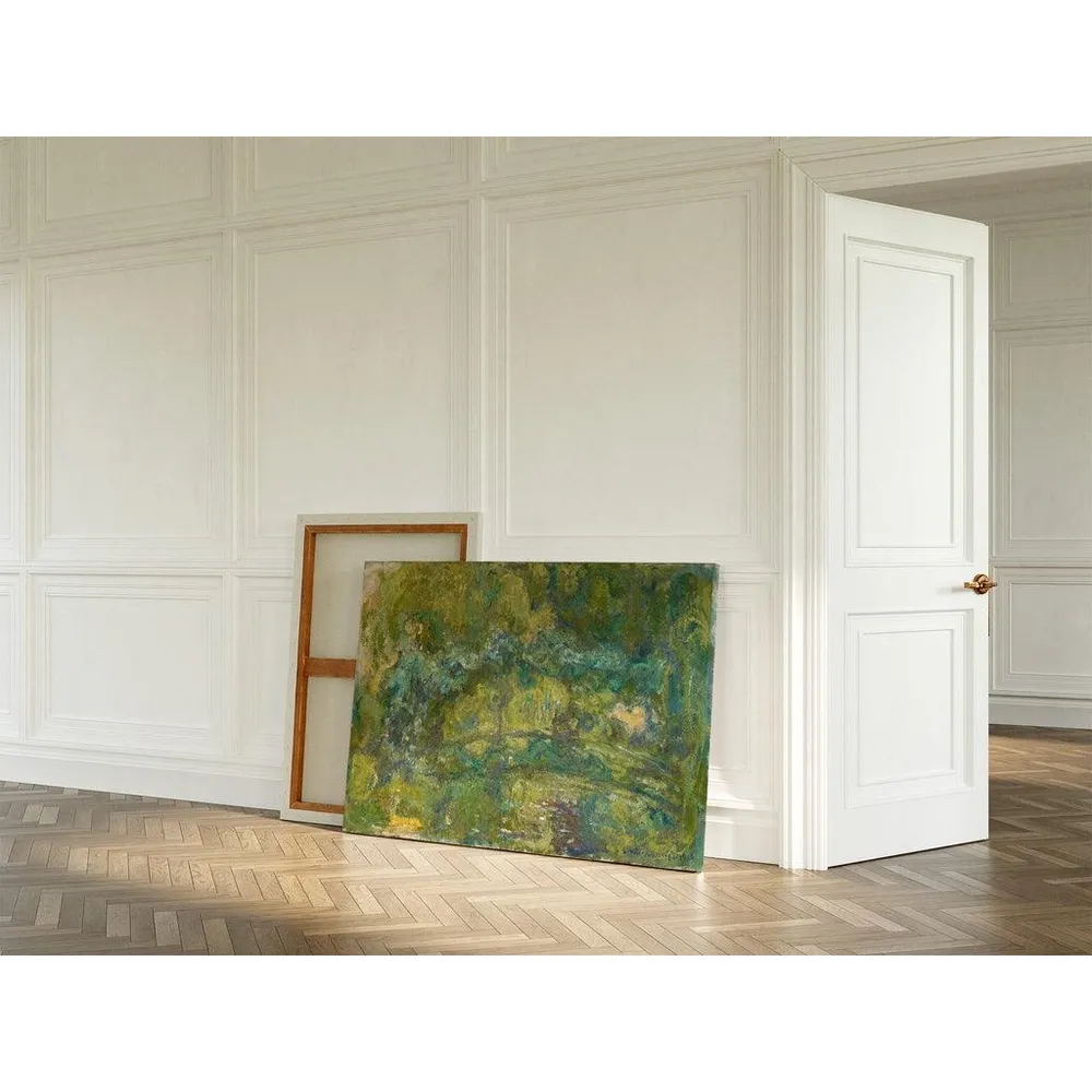 Tableau La passerelle de l'étang aux nénuphars - Claude Monet | Reproduction Artem Legrand