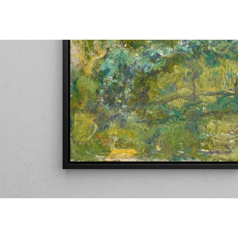 Tableau La passerelle de l'étang aux nénuphars - Claude Monet | Reproduction Artem Legrand
