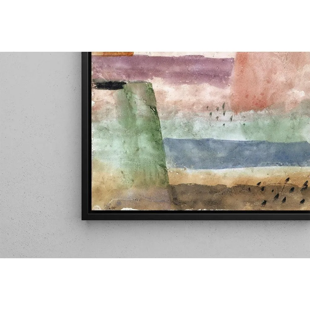 Tableau Paysage avec peupliers - Paul Klee | Reproduction Artem Legrand