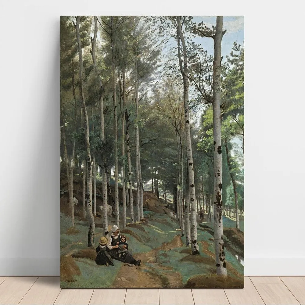 Tableau Paysage Breton - Jean-Baptiste Camille Corot | Reproduction Artem Legrand