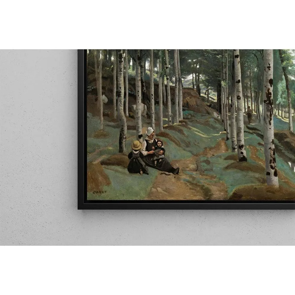 Tableau Paysage Breton - Jean-Baptiste Camille Corot | Reproduction Artem Legrand