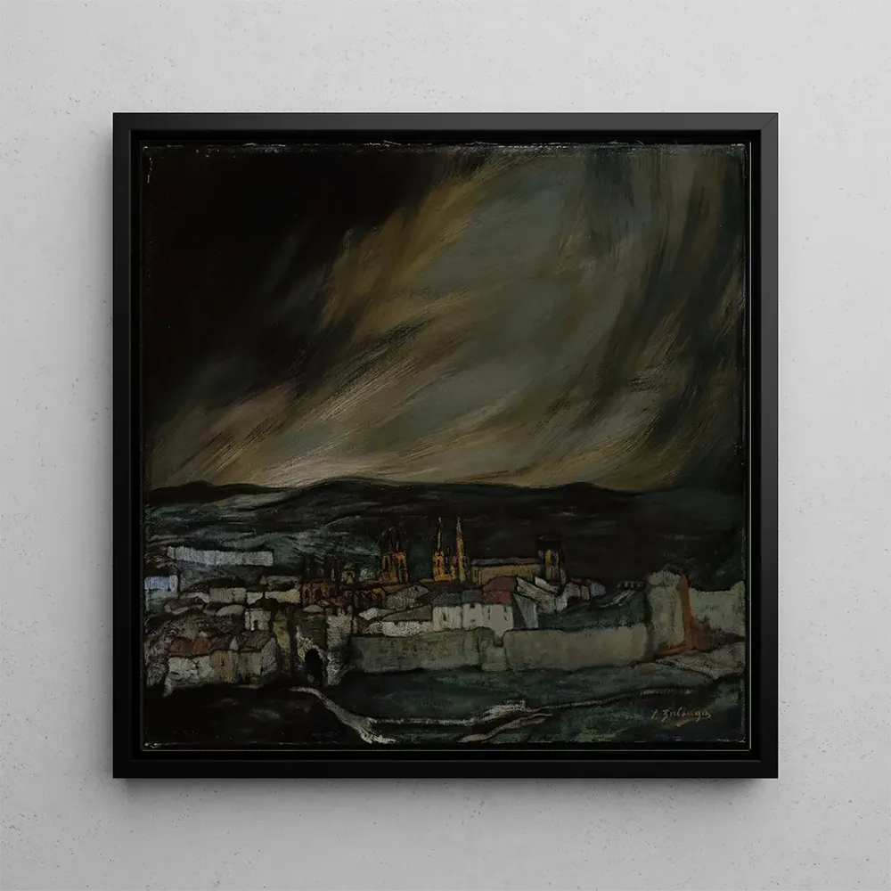 Tableau Paysage castillan - Ignacio Zuloaga | Reproduction Artem Legrand