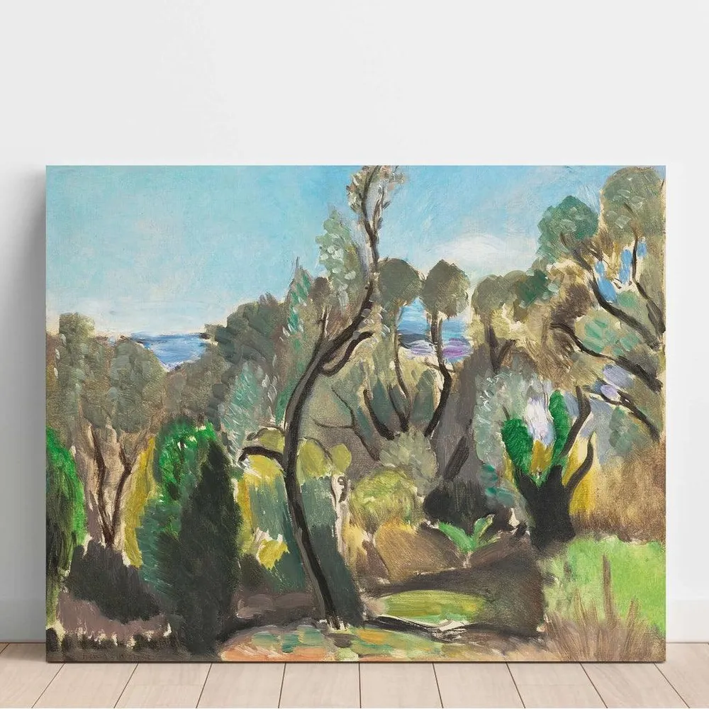 Tableau Paysage du Mont-Boron - Henri Matisse | Reproduction Artem Legrand