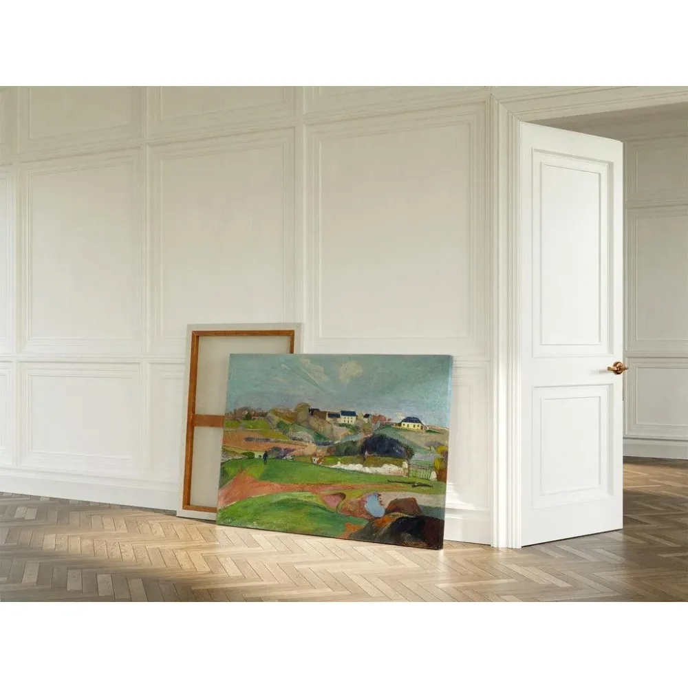 Tableau Paysage au Pouldu de Paul Gauguin | Reproduction Artem Legrand