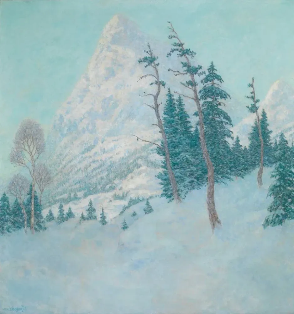 Tableau Paysage - William Henry Singer | Reproduction Artem Legrand