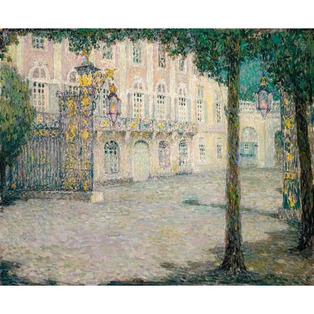 Tableau La Place de la Carrière au clair de lune à Nancy | Reproduction Artem Legrand