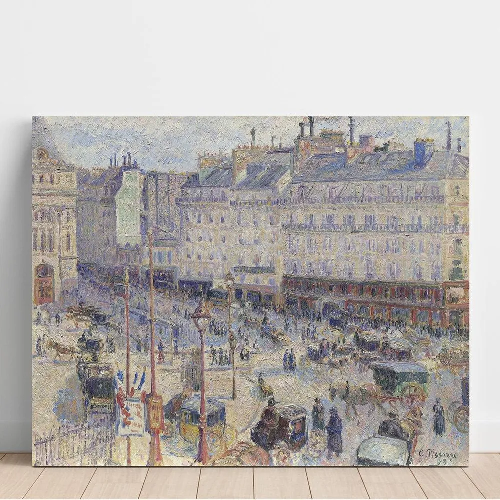 Tableau La place du Havre, Paris - Camille Pissarro | Reproduction Artem Legrand