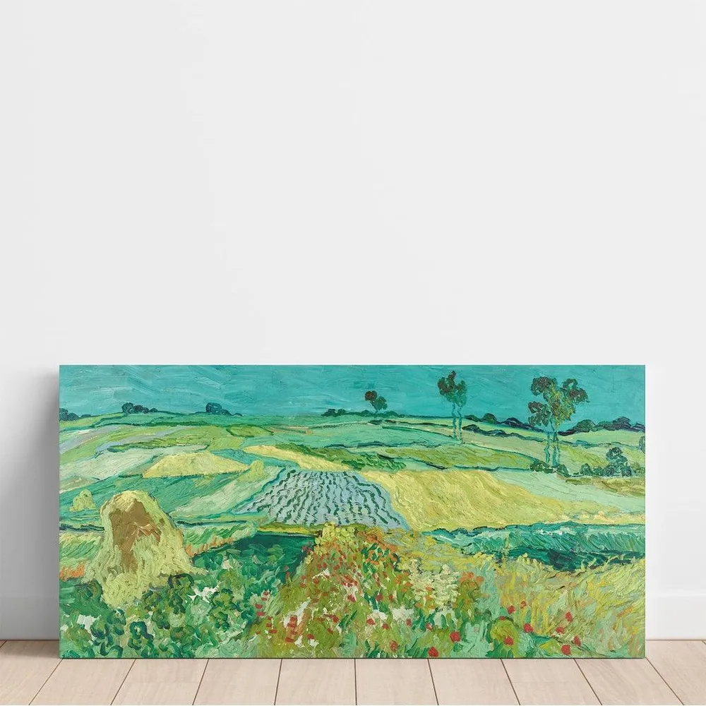 Tableau La plaine d'Auvers - Vincent van Gogh | Reproduction Artem Legrand