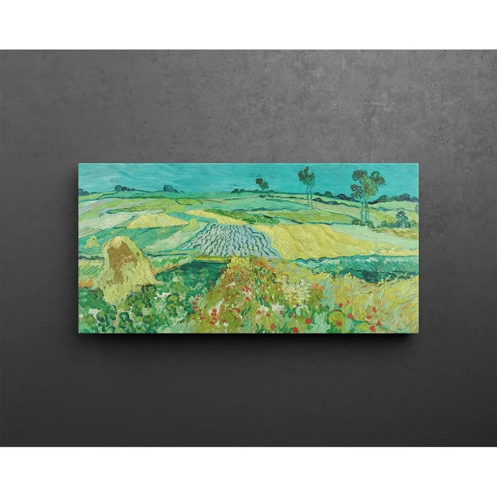 Tableau La plaine d'Auvers - Vincent van Gogh | Reproduction Artem Legrand