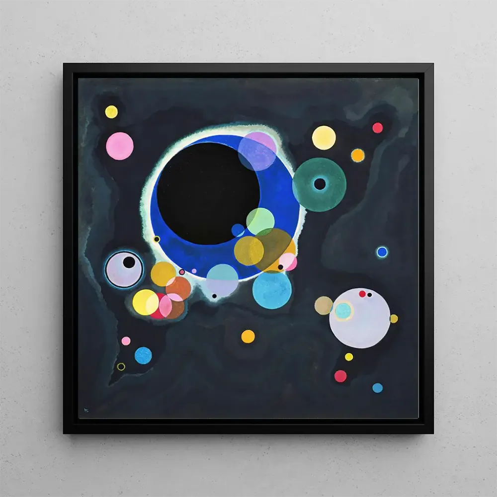 Tableau Plusieurs cercles - Wassily Kandinsky | Reproduction Artem Legrand