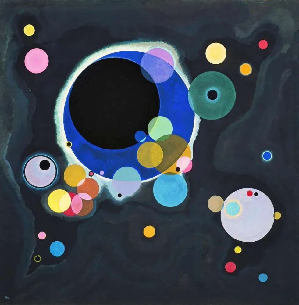 Tableau Plusieurs cercles - Wassily Kandinsky | Reproduction Artem Legrand