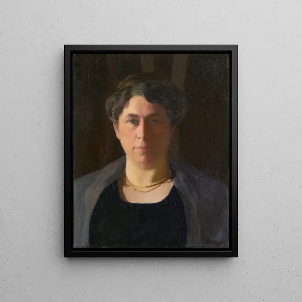 Tableau Portrait de Bianca Kern-Hunziker - Albert Hermann Daur | Reproduction Artem Legrand