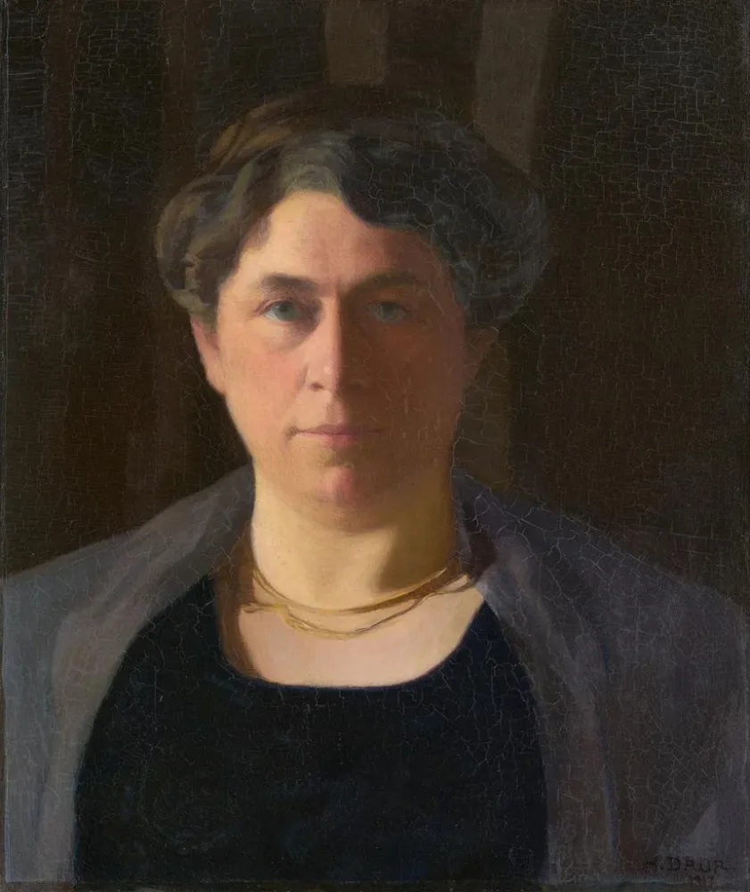 Tableau Portrait de Bianca Kern-Hunziker - Albert Hermann Daur | Reproduction Artem Legrand