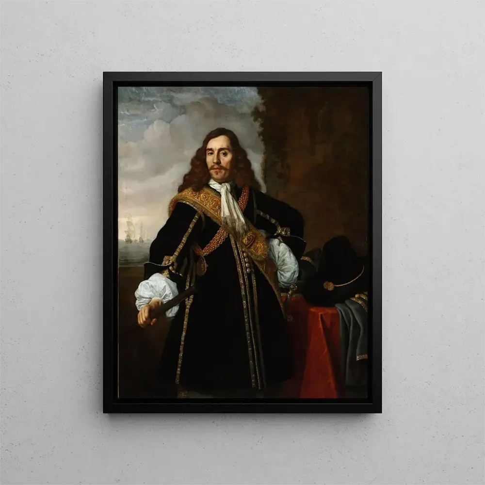 Tableau Portrait du capitaine Gideon de Wildt - Bartholomeus van der Helst | Reproduction Artem Legrand