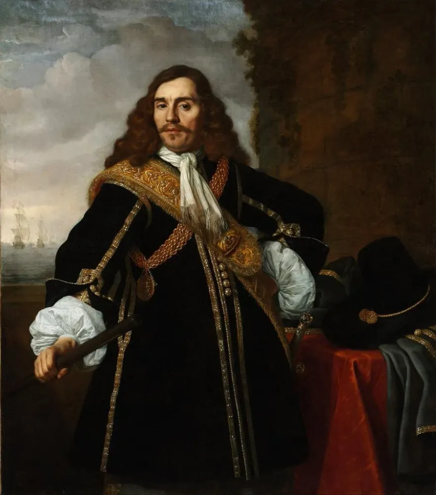 Tableau Portrait du capitaine Gideon de Wildt - Bartholomeus van der Helst | Reproduction Artem Legrand