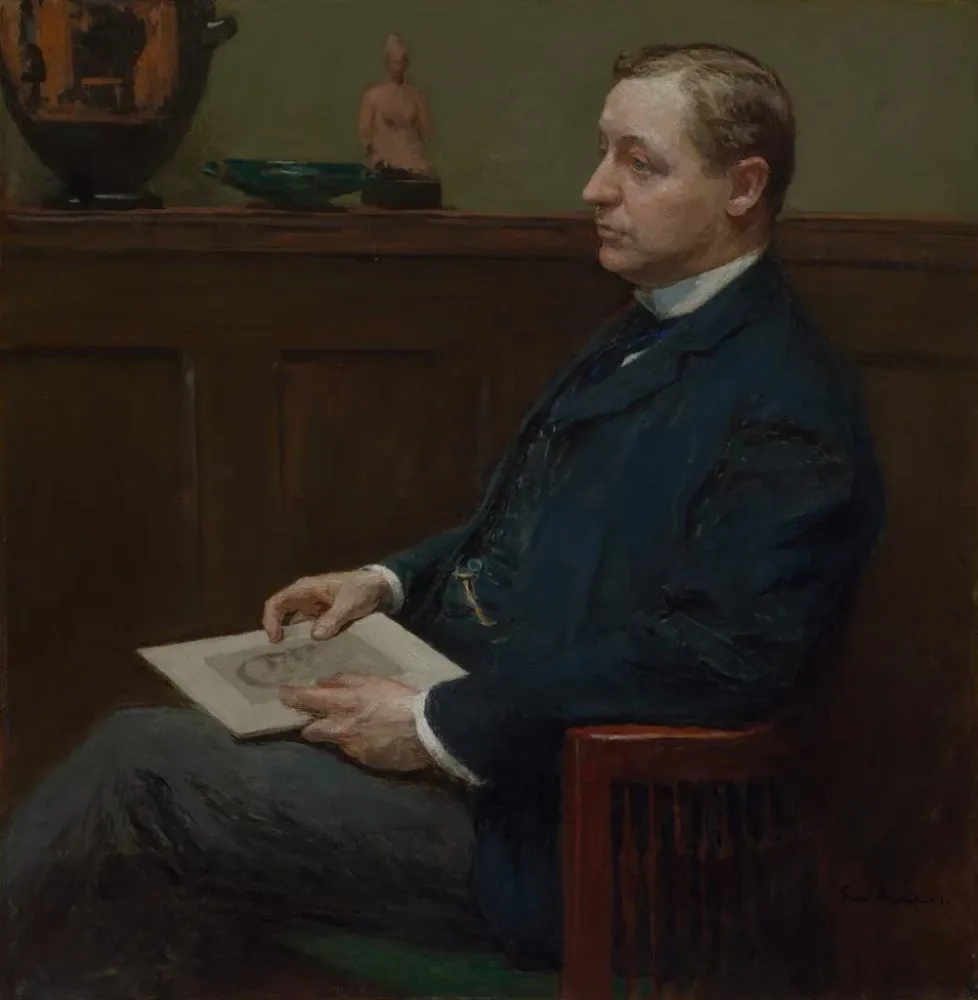 Tableau Portrait de Charles Lawrence Hutchinson - Gari Melchers | Reproduction Artem Legrand