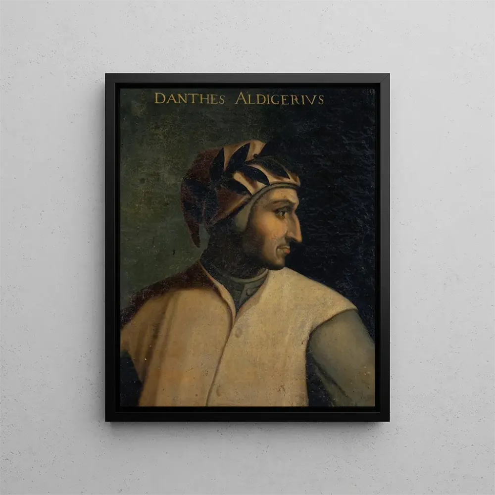 Tableau Portrait de Dante Alighieri - Anonyme | Reproduction Artem Legrand