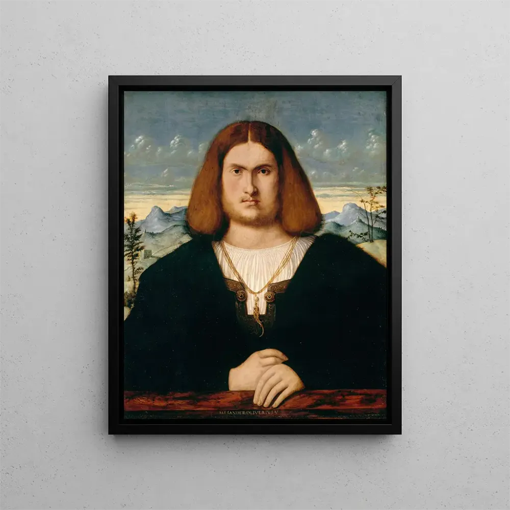 Tableau Portrait d'un jeune homme - Alessandro Oliverio | Reproduction Artem Legrand