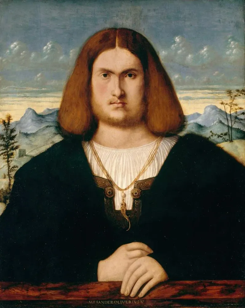Tableau Portrait d'un jeune homme - Alessandro Oliverio | Reproduction Artem Legrand