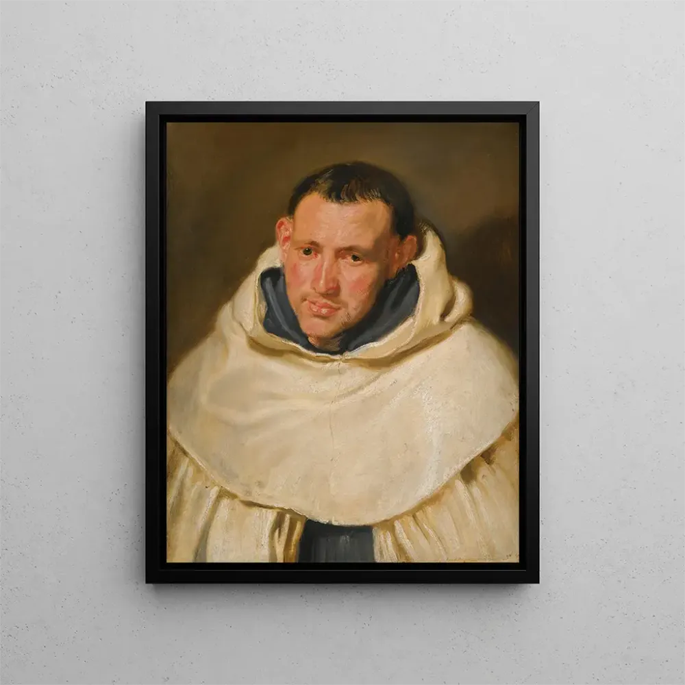 Tableau Portrait d'un moine carmélite tête et épaules - Antoine van Dyck | Reproduction Artem Legrand