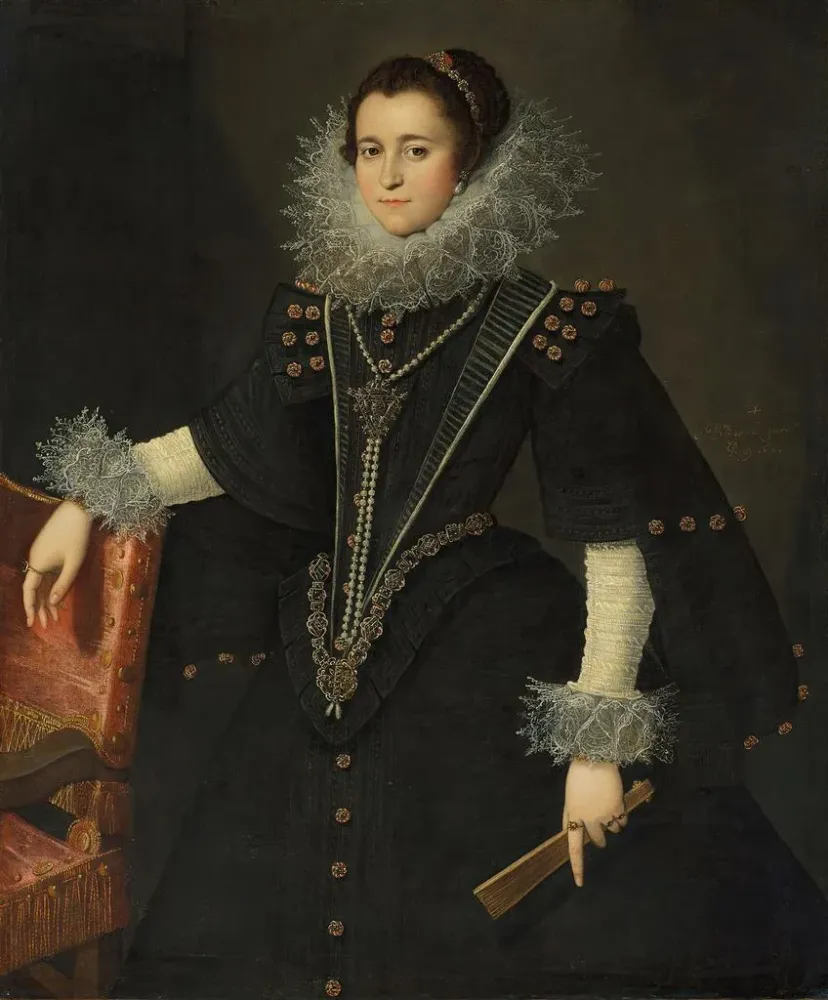 Tableau Portrait d'une dame - Bartolomé González y Serrano | Reproduction Artem Legrand
