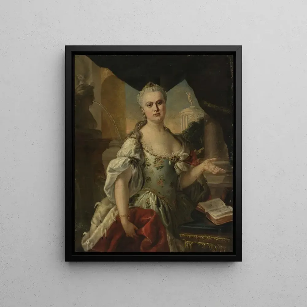 Tableau Portrait d'une dame (Conflit de cas 1) - Anonyme | Reproduction Artem Legrand