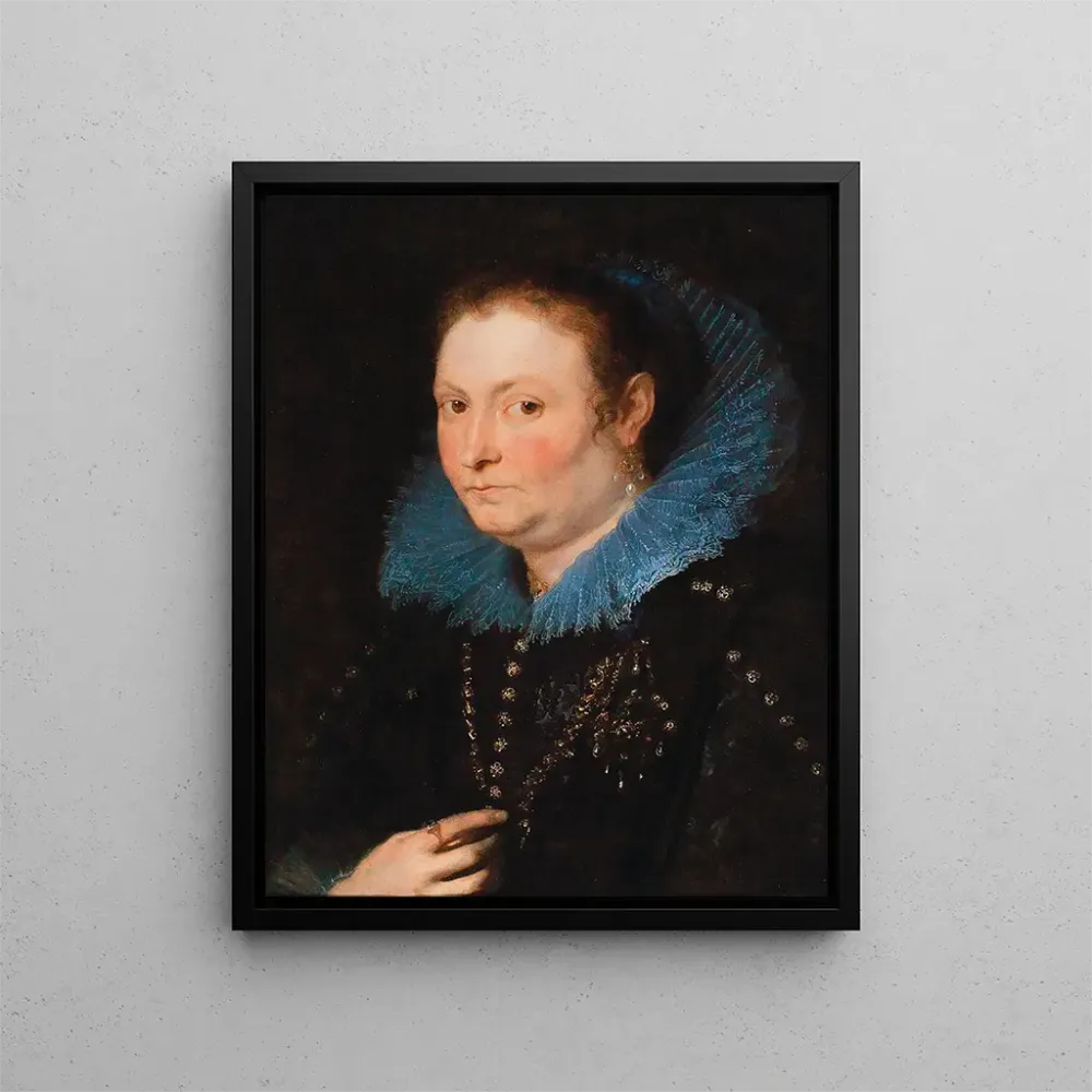 Tableau Portrait d'une dame à mi-corps, considérée comme une noble génoise - Antoine van Dyck | Reproduction Artem Legrand