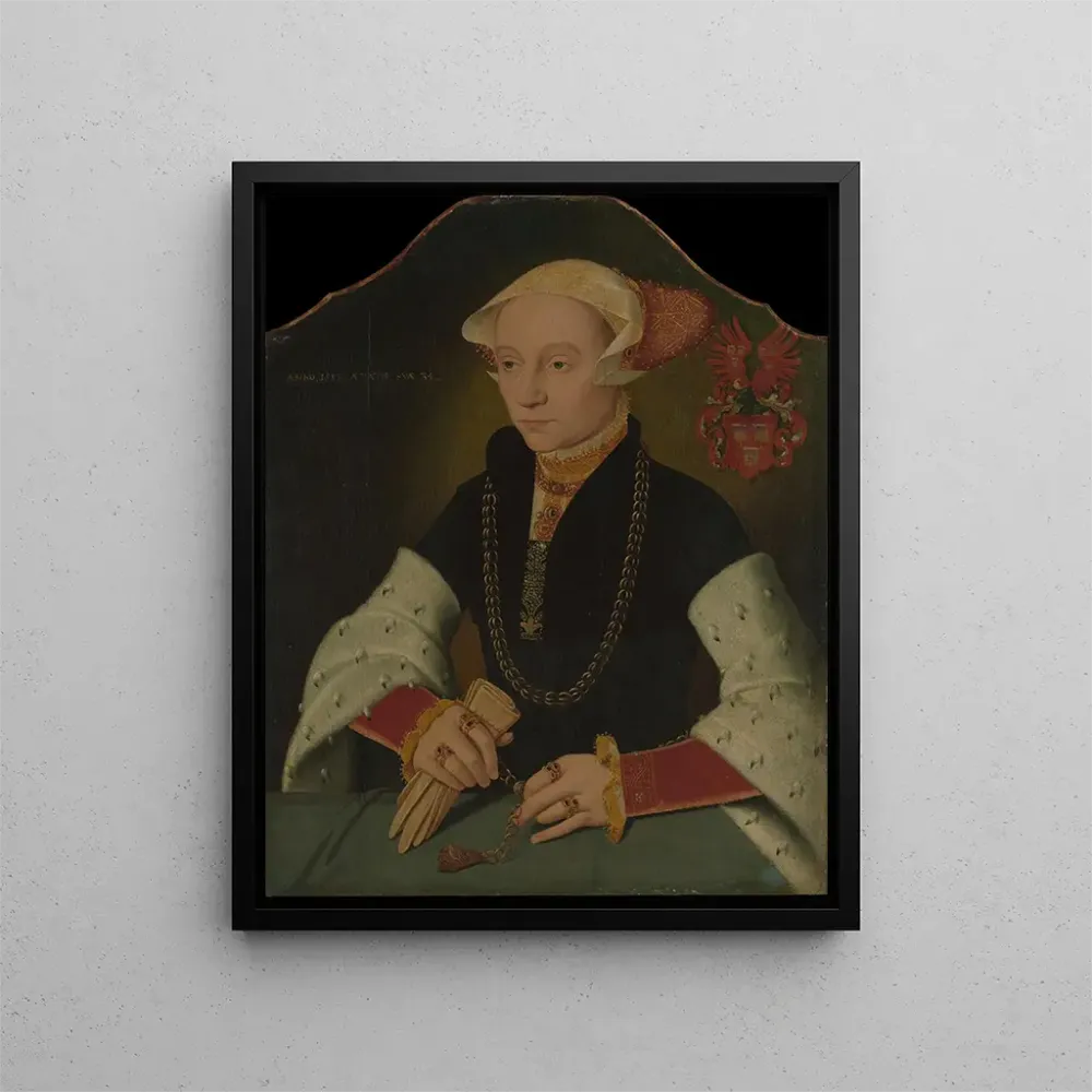 Tableau Portrait d'une femme de la famille Slosgin de Cologne - Barthel Bruyn le Jeune | Reproduction Artem Legrand