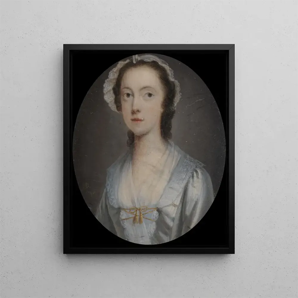 Tableau Portrait d'une jeune femme - Arthur Devis | Reproduction Artem Legrand