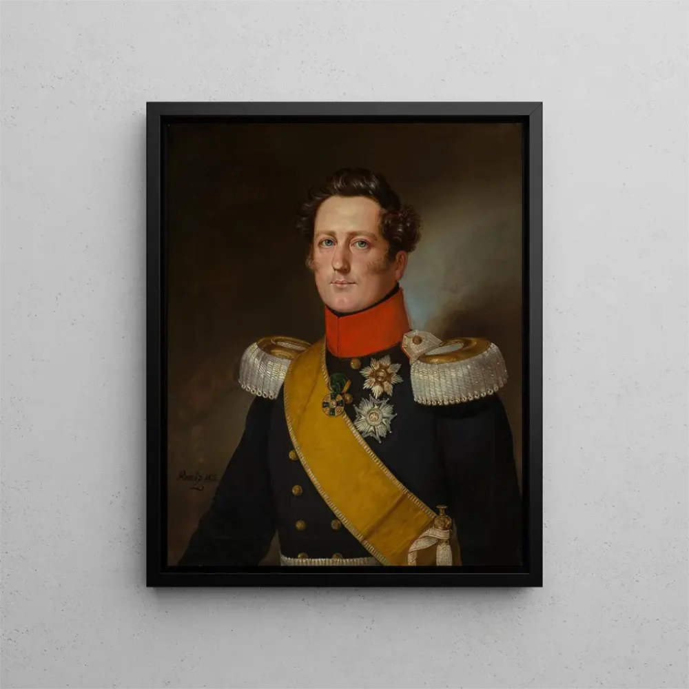 Tableau Portrait du grand-duc Léopold de Bade - August Boötz | Reproduction Artem Legrand