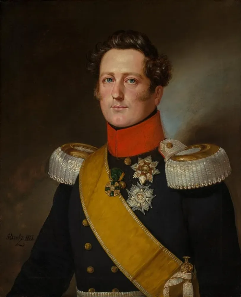 Tableau Portrait du grand-duc Léopold de Bade - August Boötz | Reproduction Artem Legrand