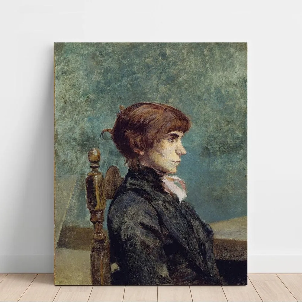 Tableau Portrait de Jeanne Wenz - Henri de Toulouse-Lautrec | Reproduction Artem Legrand