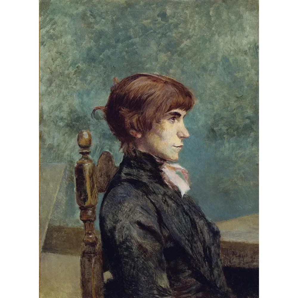 Tableau Portrait de Jeanne Wenz - Henri de Toulouse-Lautrec | Reproduction Artem Legrand