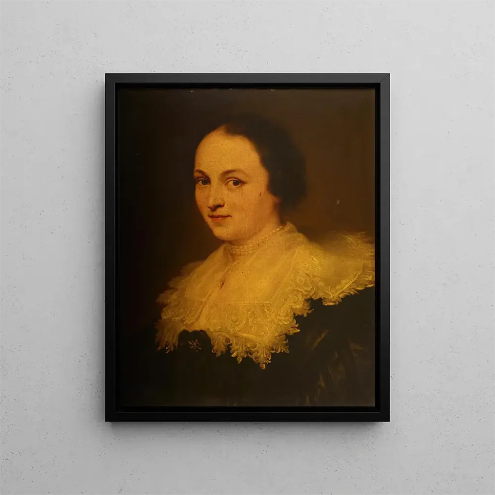 Tableau Portrait de l'épouse du bourgmestre d'Anvers - Anonyme | Reproduction Artem Legrand